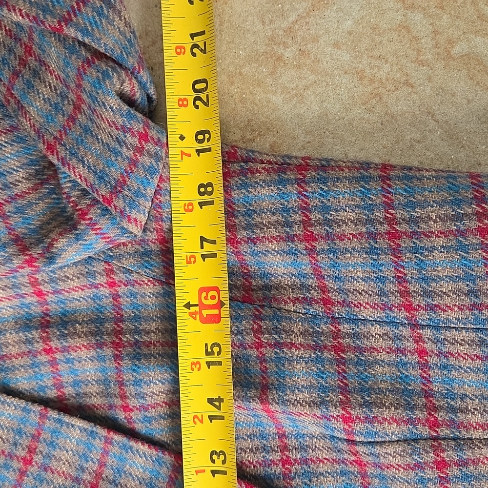 Pendleton Houndstooth Blazer Wool Blazer Jacket V… - image 8